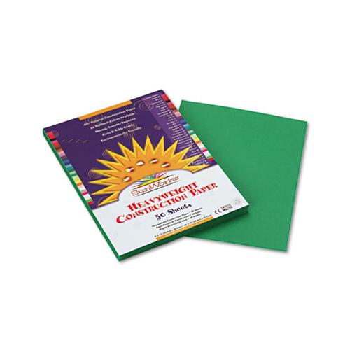 Construction Paper, 58lb, 9 X 12, Holiday Green, 50-pack