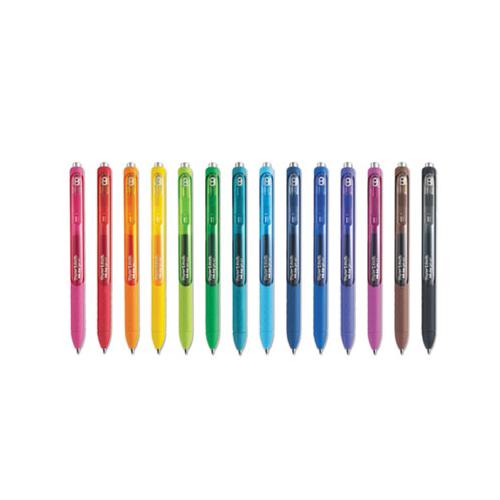 Inkjoy Retractable Gel Pen, Medium 0.7mm, Assorted Ink-barrel, 36-pack