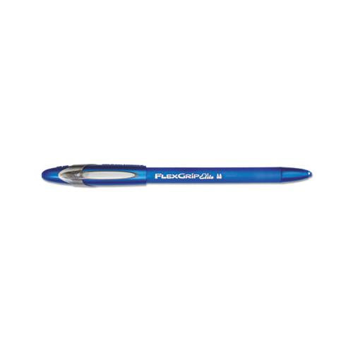Flexgrip Elite Stick Ballpoint Pen, Medium 1mm, Blue Ink-barrel, Dozen