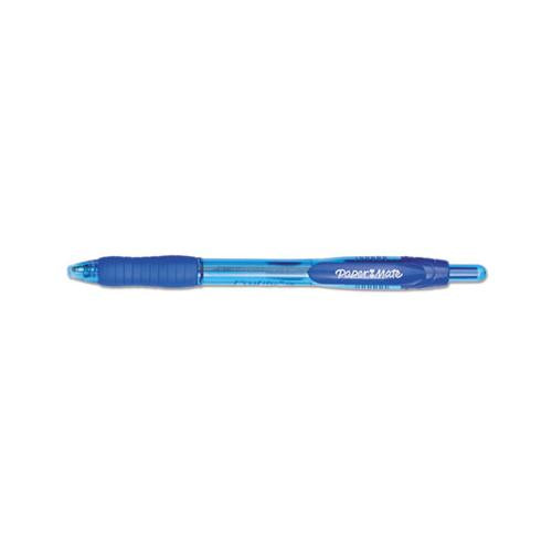 Profile Retractable Ballpoint Pen, Bold 1.4mm, Blue Ink-barrel, Dozen
