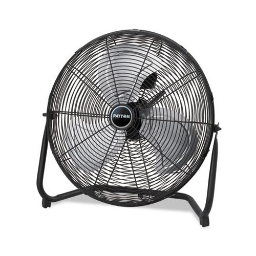 High Velocity Fan, Three-speed, Black, 24 1-2"w X 8 5-8"h