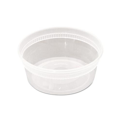 Delitainer Microwavable Combo, Clear, 8 Oz, 1.13 X 2.8 X 1.33, 240-carton
