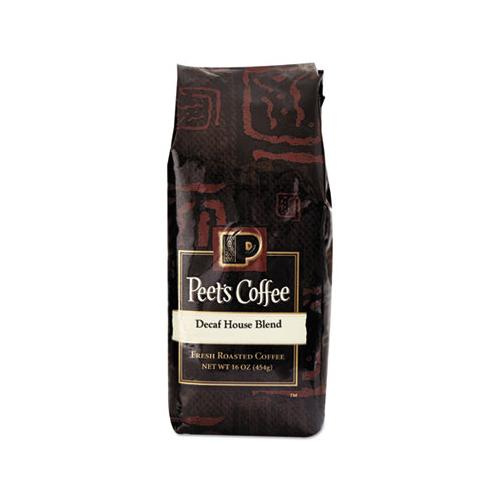 Bulk Coffee, House Blend, Decaf, Ground, 1 Lb Bag