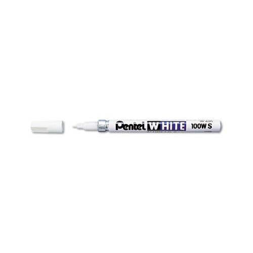 Permanent Marker, Fine Bullet Tip, White