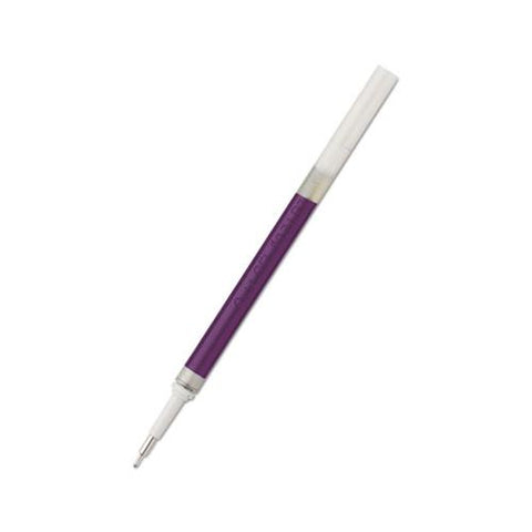 Refill For Pentel Energel Retractable Liquid Gel Pens, Needle Tip, Medium Point, Violet Ink