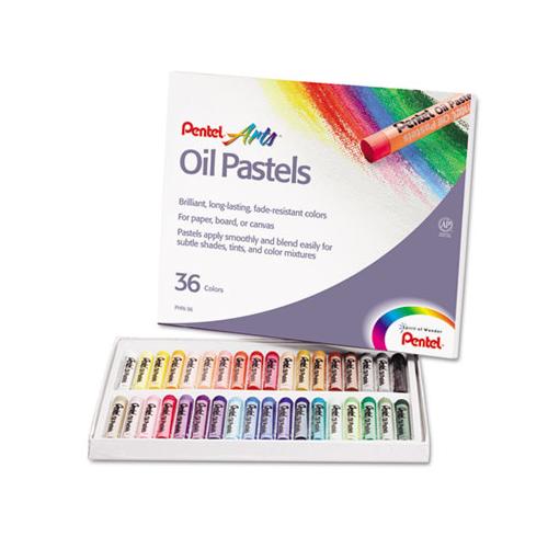 Oil Pastel Set With Carrying Case,36-color Set, Assorted, 36-set