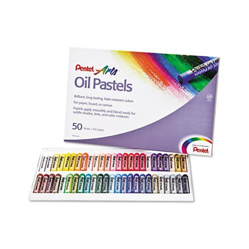 Oil Pastel Set With Carrying Case,45-color Set, Assorted, 50-set