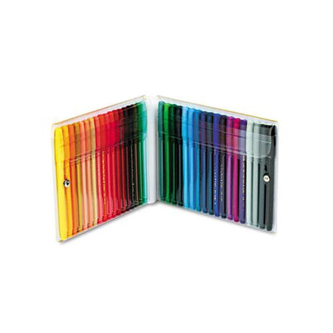 36-color Pen Set, Fine Bullet Tip, Assorted Colors, 36-set