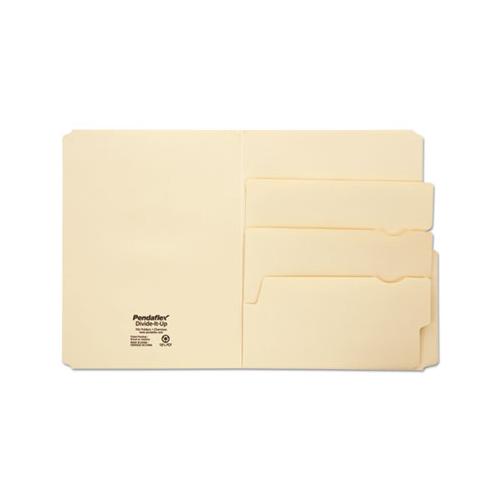 Divide It Up File Folders, 1-2-cut Tabs, Letter Size, Manila, 24-pack