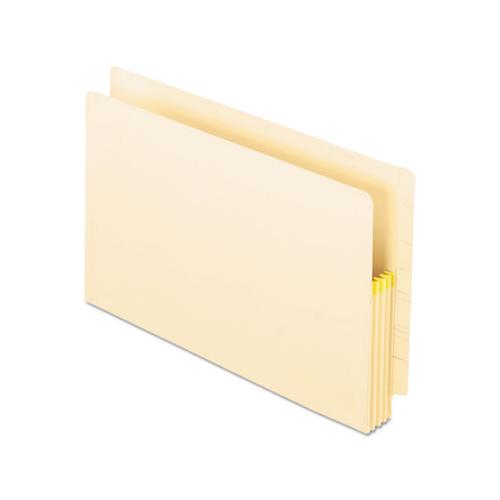 Manila Drop Front Shelf File Pockets, 3.5" Expansion, 25 Sections, Legal Size, Manila, 25-box