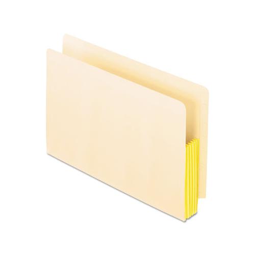Manila Drop Front Shelf File Pockets, 5.25" Expansion, 10 Sections, Legal Size, Manila, 10-box