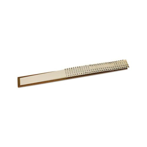 General Purpose Indexed Sorter, 31 Dividers, Alpha-numeric-months-dates-days, Letter-size, Brown Frame