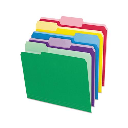 File Folders With Erasable Tabs, 1-3-cut Tabs, Letter Size, Assorted, 30-pack