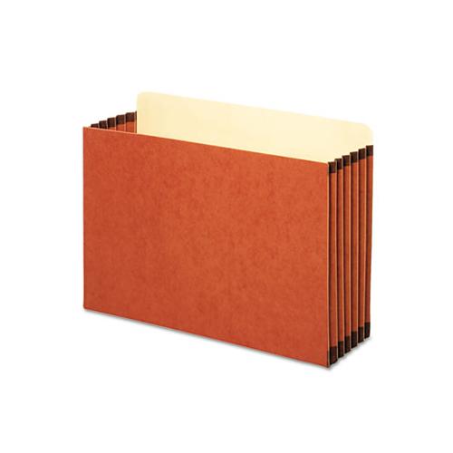 File Cabinet Pockets, 5.25" Expansion, Legal Size, Redrope, 10-box