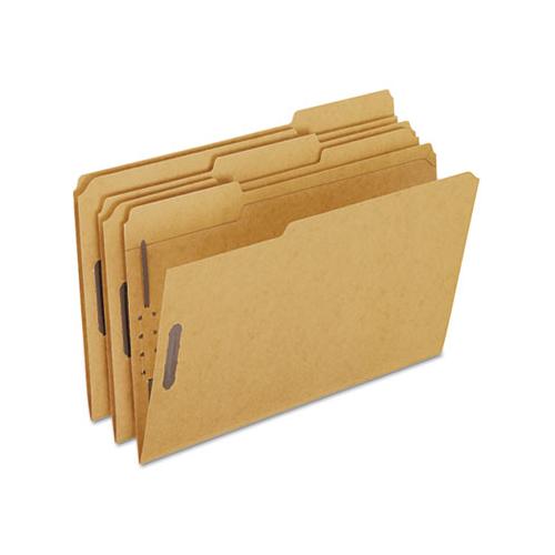 Kraft Folders With Two Fasteners, 1-3-cut Tabs, Legal Size, Kraft, 50-box