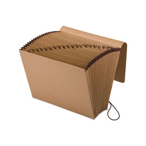 Kraft Indexed Expanding File, 21 Sections, 1-21-cut Tab, Letter Size, Brown