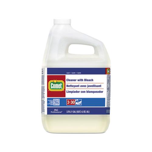 Cleaner With Bleach, Liquid, One Gallon Bottle, 3-carton