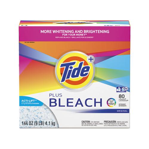 Laundry Detergent With Bleach, Tide Original Scent, Powder, 144 Oz Box