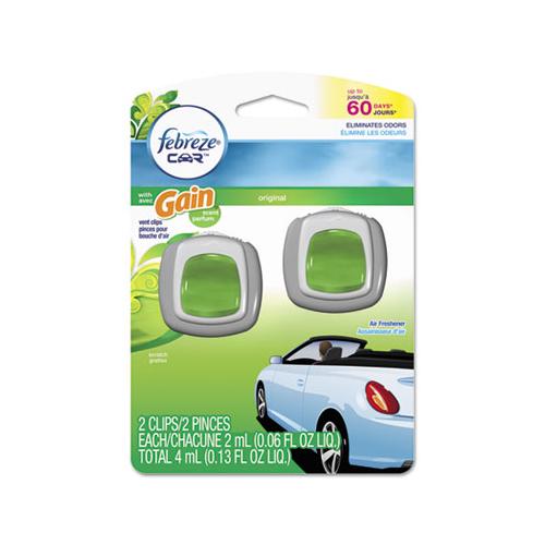 Car Air Freshener, Gain Original, 2 Ml Clip, 2-pack, 8 Packs-carton