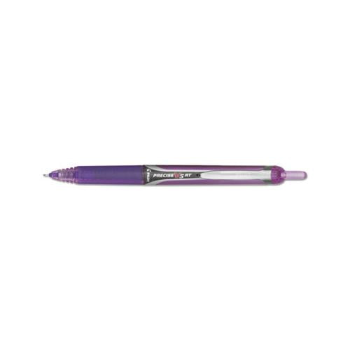 Precise V5rt Retractable Roller Ball Pen, 0.5mm, Purple Ink-barrel