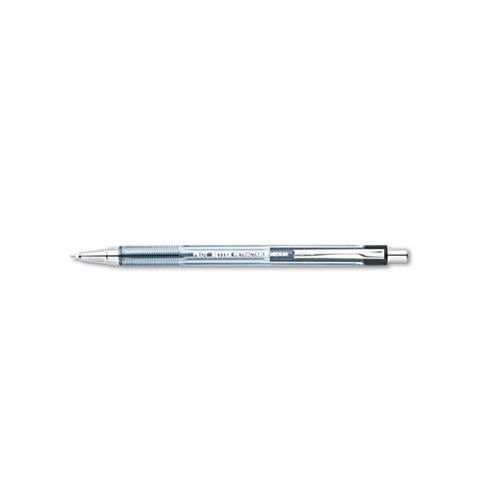Better Retractable Ballpoint Pen, Medium 1mm, Black Ink, Smoke Barrel, Dozen