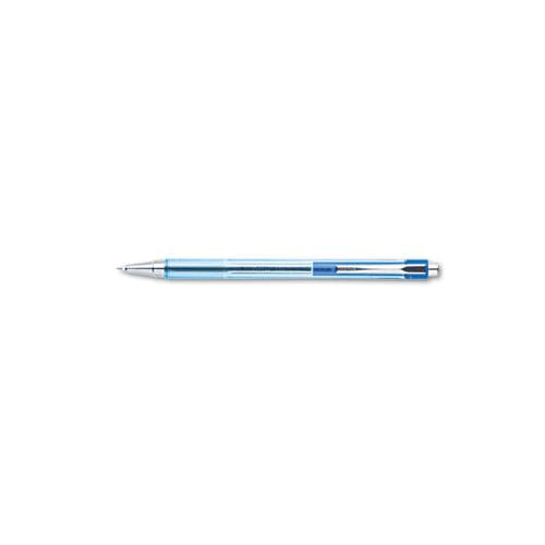 Better Retractable Ballpoint Pen, Medium 1mm, Blue Ink, Translucent Blue Barrel, Dozen