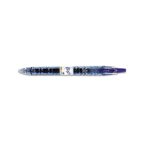 B2p Bottle-2-pen Recycled Retractable Gel Pen, 0.7mm, Blue Ink, Translucent Blue Barrel