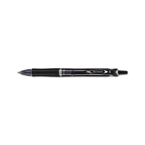 Acroball Colors Advanced Ink Retractable Ballpoint Pen, 1mm, Black Ink-barrel