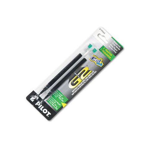 Refill For Pilot Gel Pens, Fine Point, Green Ink, 2-pack