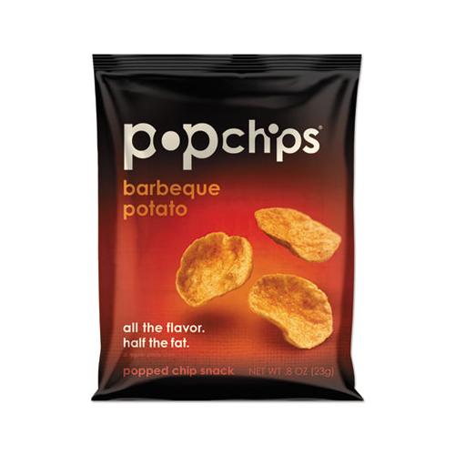 Potato Chips, Bbq Flavor, 0.8 Oz Bag, 24-carton