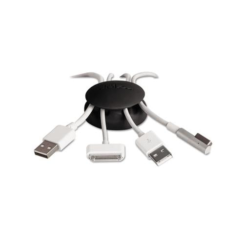 Cord Catcher For Desks And Workstations, Black