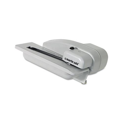 Model 1628 Electric Desktop Letter Opener, 7 3-4", Gray