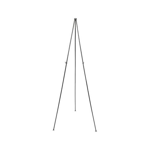 Full Size Instant Easel, 62-3-8" Maximum Height, Steel, Black