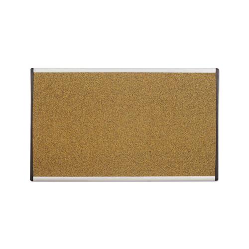 Arc Frame Cork Cubicle Board, 14 X 24, Tan, Aluminum Frame