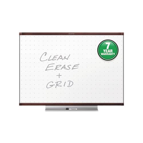Prestige 2 Total Erase Whiteboard, 72 X 48, Mahogany Color Frame