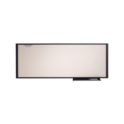 Prestige Cubicle Total Erase Whiteboard, 48 X 18, White Surface, Graphite Frame