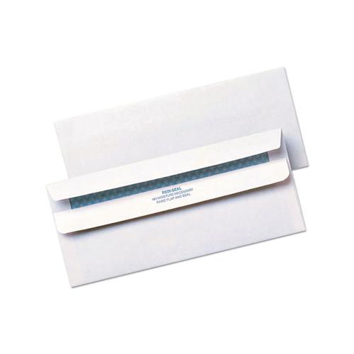 Redi-seal Envelope, #10, Commercial Flap, Redi-seal Closure, 4.13 X 9.5, White, 500-box