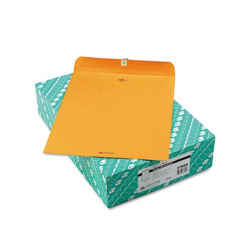 Clasp Envelope, #14 1-2, Cheese Blade Flap, Clasp-gummed Closure, 11.5 X 14.5, Brown Kraft, 100-box