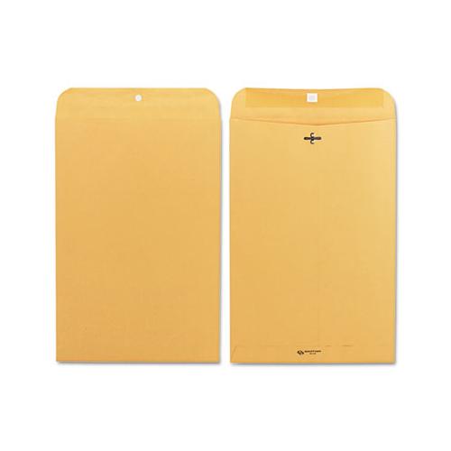 Clasp Envelope, #98, Cheese Blade Flap, Clasp-gummed Closure, 10 X 15, Brown Kraft, 100-box