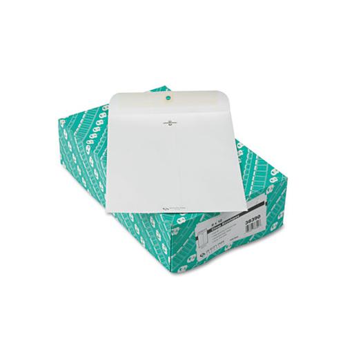 Clasp Envelope, #90, Cheese Blade Flap, Clasp-gummed Closure, 9 X 12, White, 100-box