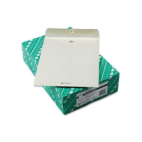 Clasp Envelope, #97, Cheese Blade Flap, Clasp-gummed Closure, 10 X 13, Executive Gray, 100-box