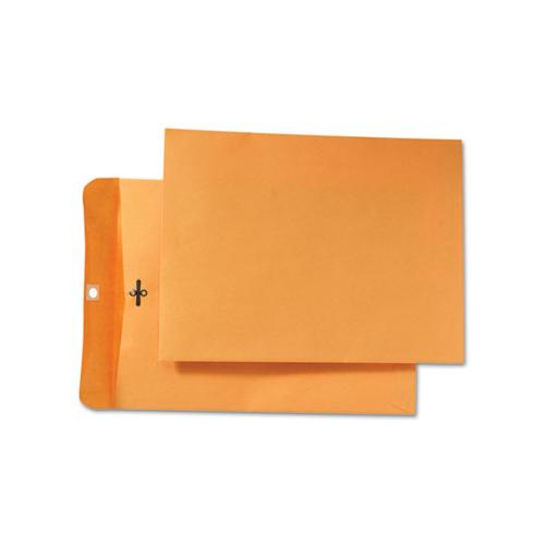 Park Ridge Kraft Clasp Envelope, #90, Cheese Blade Flap, Clasp-gummed Closure, 9 X 12, Brown Kraft, 100-box