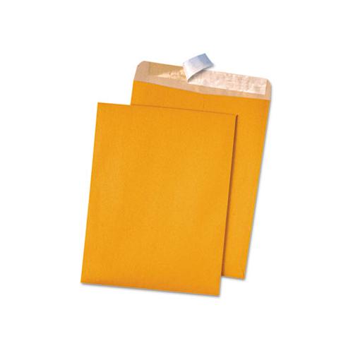 100% Recycled Brown Kraft Redi-strip Envelope, #10 1-2, Cheese Blade Flap, Redi-strip Closure, 9 X 12, Brown Kraft, 100-box