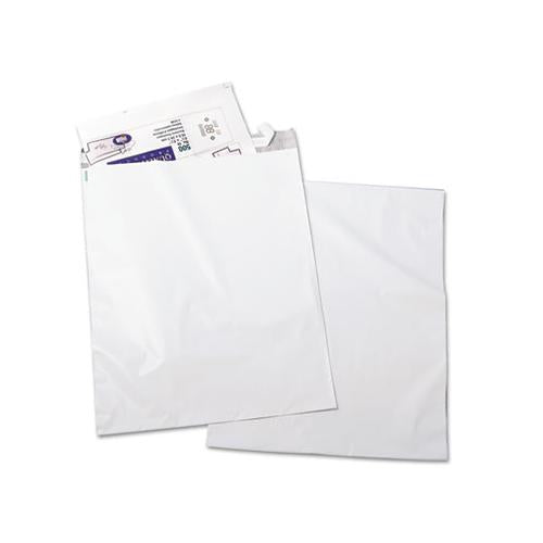 Redi-strip Poly Mailer, #6, Square Flap, Redi-strip Closure, 14 X 19, White, 100-pack