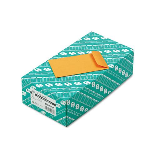 Kraft Coin And Small Parts Envelope, #5 1-2, Square Flap, Gummed Closure, 3.13 X 5.5, Brown Kraft, 500-box