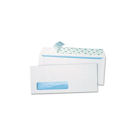 Redi-strip Security Tinted Envelope, #10, Commercial Flap, Redi-strip Closure, 4.13 X 9.5, White, 500-box