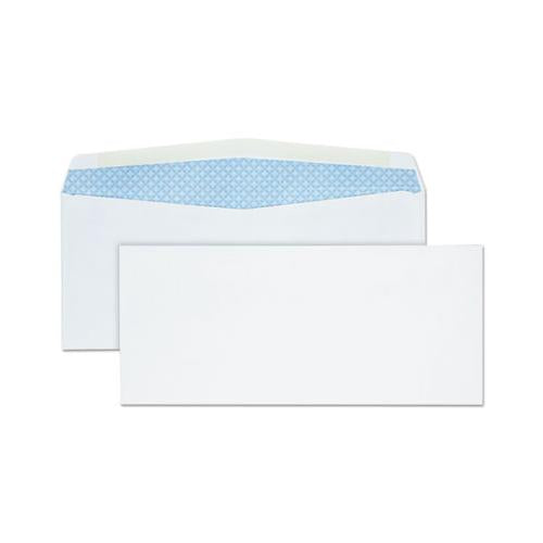 Business Envelope, #10, Commercial Flap, Gummed Closure, 4.13 X 9.5, White, 500-box