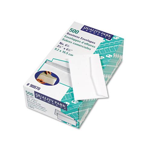 Business Envelope, #6 3-4, Commercial Flap, Gummed Closure, 3.63 X 6.5, White, 500-box