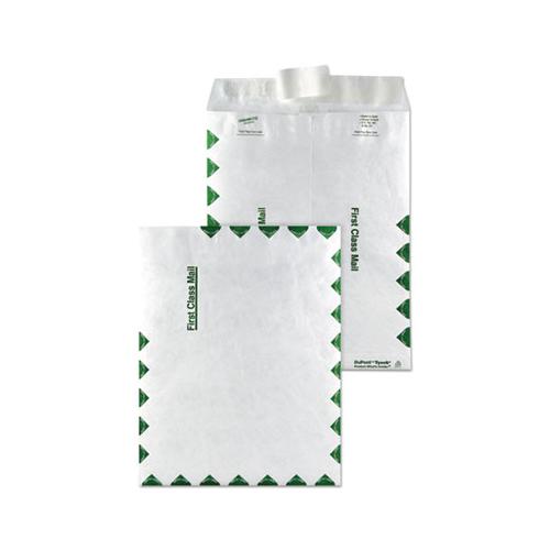 Catalog Mailers, Dupont Tyvek, #10 1-2, Cheese Blade Flap, Redi-strip Closure, 9 X 12, White, 100-box