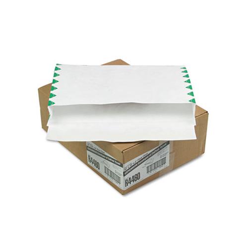 Open Side Expansion Mailers, Dupont Tyvek, #15, Commercial Flap, Redi-strip Closure, 10 X 15, White, 100-carton